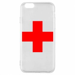 Чехол для iPhone 6 Красный крест - PrintSalon