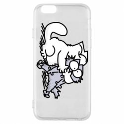 Чохол для iPhone 6/6S Любов котів - PrintSalon