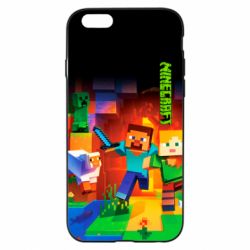 Чехол для iPhone 6/6S Майнкрафт - PrintSalon