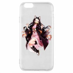 Чохол для iPhone 6/6S Nezuko cat - PrintSalon
