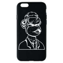 Чехол для iPhone 6/6S Обезьяна в виртуальных очках - PrintSalon