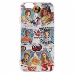 Чехол для iPhone 6/6S Очень странные дела. Стикеры - PrintSalon