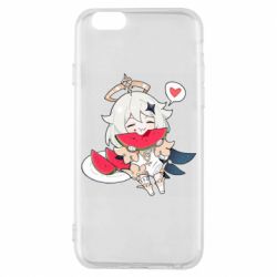 Чохол для iPhone 6/6S Паймон з кавуном - PrintSalon