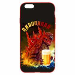 Чехол для iPhone 6/6S Пивозилла - PrintSalon