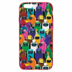 Чохол для iPhone 6 Plus/6S Plus Among Us Astronauts 3D - PrintSalon