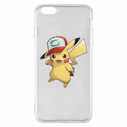Чехол для iPhone 6 Plus/6S Plus Ash's hat Pikachu - PrintSalon