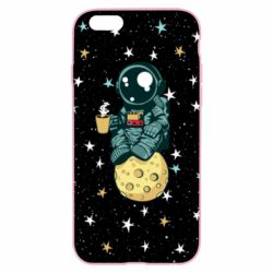 Чохол для iPhone 6 Plus/6S Plus Astronaut and coffee - PrintSalon
