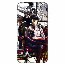 Чехол для iPhone 6 Plus/6S Plus Attack on Titan Кapral Levi-PrintSalon Чехол для iPhone 6 Plus/6S Plus Attack on Titan Кapral Levi