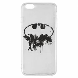 Чехол для iPhone 6 Plus/6S Plus Batman Paint - PrintSalon