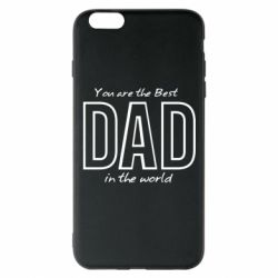 Чохол для iPhone 6 Plus/6S Plus Best dad text - PrintSalon
