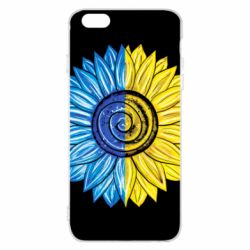 Чехол для iPhone 6 Plus/6S Plus Большой подсолнух Украина - PrintSalon