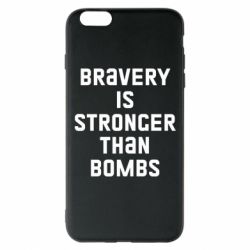 Чехол для iPhone 6 Plus/6S Plus Bravery is stronger - PrintSalon