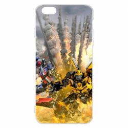 Чохол для iPhone 6 Plus/6S Plus Bumblebee and Optimus Prime - PrintSalon