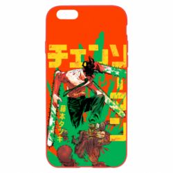 Чохол для iPhone 6 Plus/6S Plus Человек Бензопила - PrintSalon