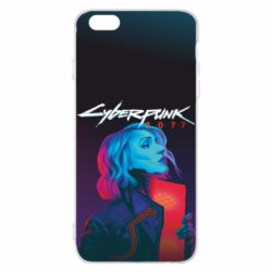 Чохол для iPhone 6 Plus/6S Plus Cyberpunk Girl Portrait - PrintSalon