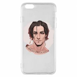 Чехол для iPhone 6 Plus/6S Plus Damiano David  portrait - PrintSalon