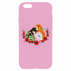 Чохол для iPhone 6 Plus/6S Plus Дівчина цілує солдата - PrintSalon