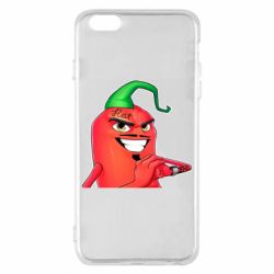 Чехол для iPhone 6 Plus/6S Plus Эдисон Перец - PrintSalon