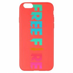 Чехол для iPhone 6 Plus/6S Plus Free fire gradient logo - PrintSalon