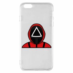 Чехол для iPhone 6 Plus/6S Plus Игра в кальмара Soldier - PrintSalon
