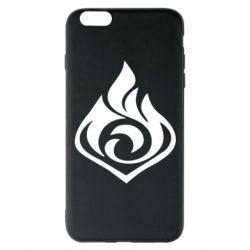 Чехол для iPhone 6 Plus/6S Plus Genshin Impact Pyro - PrintSalon