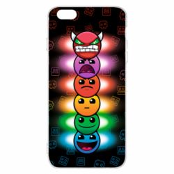 Чохол для iPhone 6 Plus/6S Plus Geometry Dash Levels - PrintSalon