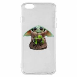 Чехол для iPhone 6 Plus/6S Plus Grogu and Kermit - PrintSalon