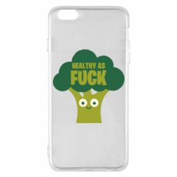 Чехол для iPhone 6 Plus/6S Plus Healthy as fuck - PrintSalon