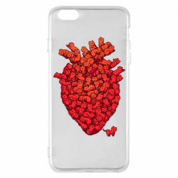 Чехол для iPhone 6 Plus/6S Plus Heart of many cats - PrintSalon