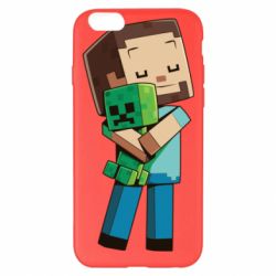 Чехол для iPhone 6 Plus/6S Plus Heroes from Minecraft