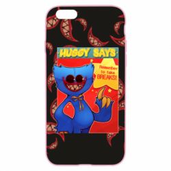Чехол для iPhone 6 Plus/6S Plus Huggy says - PrintSalon