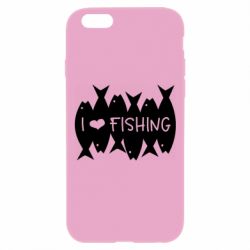 Чохол для iPhone 6 Plus/6S Plus I Love Fishing - PrintSalon
