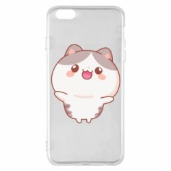Чехол для iPhone 6 Plus/6S Plus Котик обнимает тебя - PrintSalon