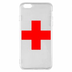Чехол для iPhone 6 Plus/6S Plus Красный крест - PrintSalon