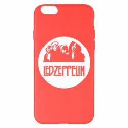 Чехол для iPhone 6 Plus/6S Plus Led Zeppelin in a circle - PrintSalon