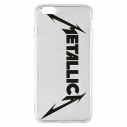 Чехол для iPhone 6 Plus/6S Plus Logo Metallica - PrintSalon