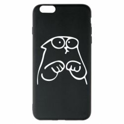 Чехол для iPhone 6 Plus/6S Plus Милый Кот Саймона - PrintSalon