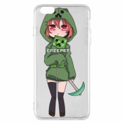 Чехол для iPhone 6 Plus/6S Plus Minecraft anime
