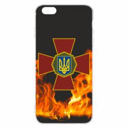 Чехол для iPhone 6 Plus/6S Plus Нацгвардія Вогонь - PrintSalon