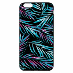 Чохол для iPhone 6 Plus/6S Plus Neon Palm Leaves - PrintSalon