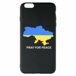 Чехол для iPhone 6 Plus/6S Plus Pray for peace - PrintSalon