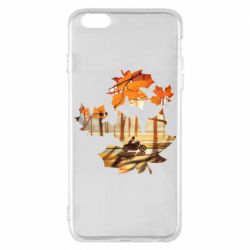 Чехол для iPhone 6 Plus/6S Plus Проезжая осень - PrintSalon