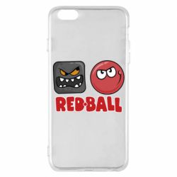 Чохол для iPhone 6 Plus/6S Plus Red ball 4 - PrintSalon