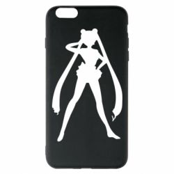 Чехол для iPhone 6 Plus/6S Plus Sailor Moon silhouette-PrintSalon Чехол для iPhone 6 Plus/6S Plus Sailor Moon silhouette