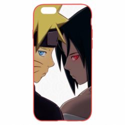Чохол для iPhone 6 Plus/6S Plus Sasuke with Naruto - PrintSalon
