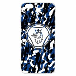 Чохол для iPhone 6 Plus/6S Plus Scania logo and grunge - PrintSalon