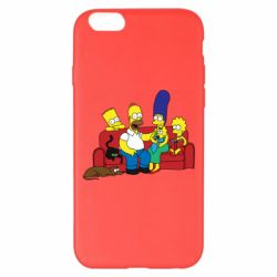 Чехол для iPhone 6 Plus/6S Plus Simpsons At Home - PrintSalon