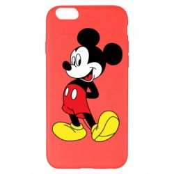 Чехол для iPhone 6 Plus/6S Plus Smiling Mickey - PrintSalon