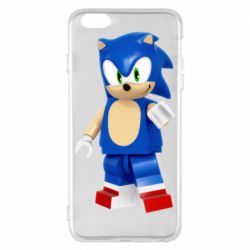 Чехол для iPhone 6 Plus/6S Plus Sonic Lego - PrintSalon