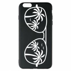 Чехол для iPhone 6 Plus/6S Plus Sunglasses And Palm Trees - PrintSalon